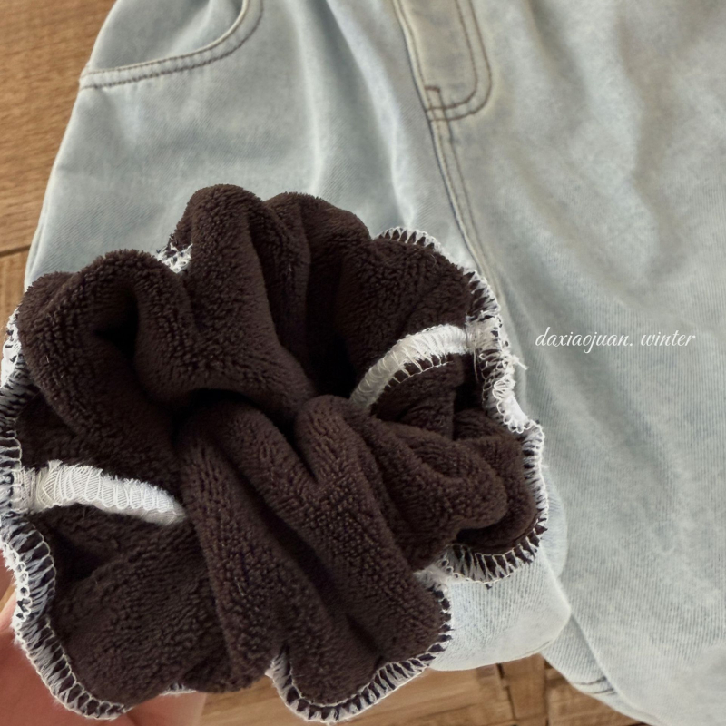 Laste džinid, Korea põhistiil, puuvill 85,1%, lastele 3–8 aastat, 2025. aasta sügis, pehme töötlemine