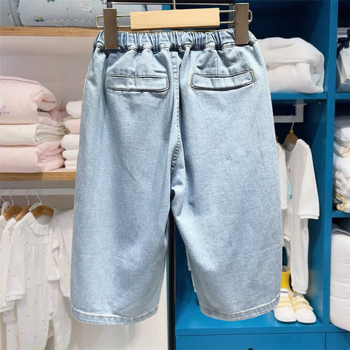 Dječje široke hlače od pamuka, jednostavan stil, 100% pamuk, za djecu 3–8 godina, proljeće i jesen.