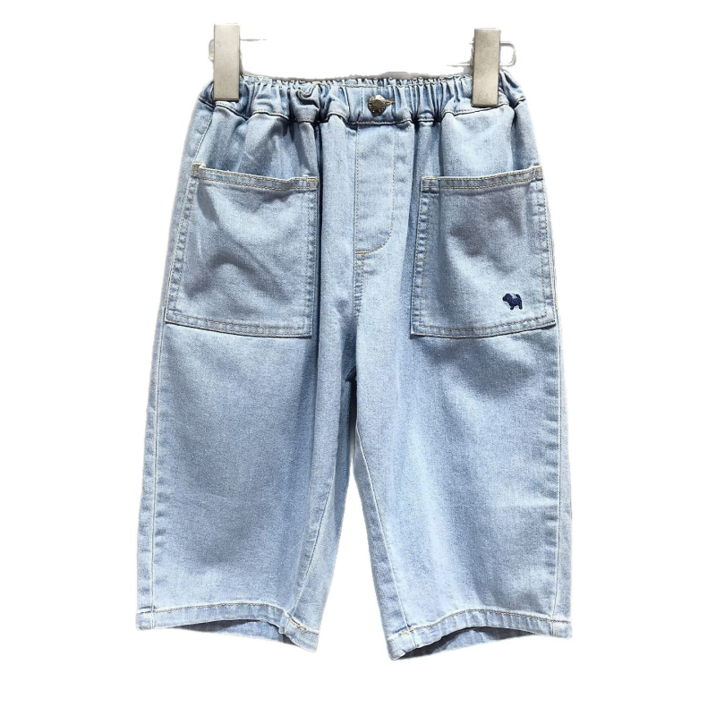 Dječje široke hlače od pamuka, jednostavan stil, 100% pamuk, za djecu 3–8 godina, proljeće i jesen.