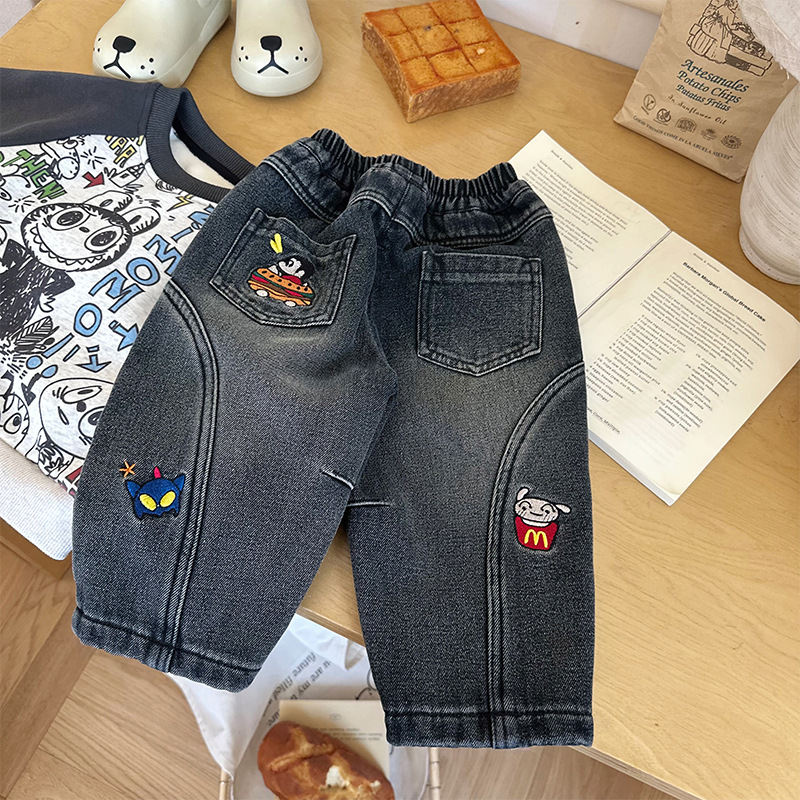 Laste teksad veluurvoodriga, Korea stiilis, sügis 2025, 1–3-aastastele