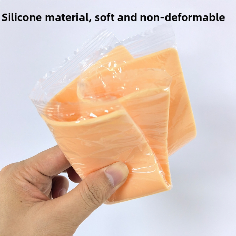 Tatuiruočių treniruoų oda, minkšta silikono danga, 3 mm storis, tuščias paviršius antakių tatuiravimui, pradedantiesiems