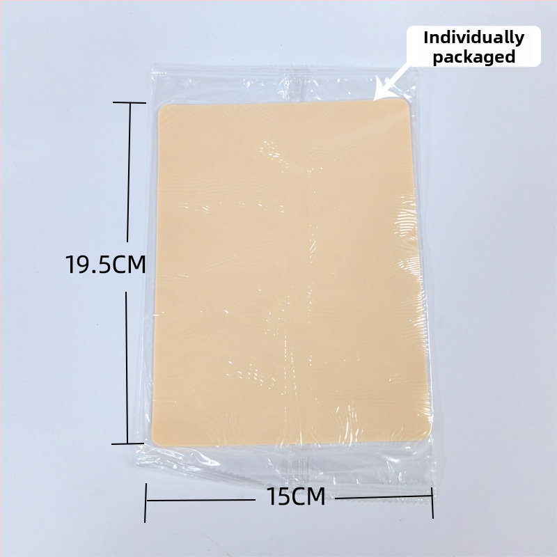 Tatuiruočių treniruoų oda, minkšta silikono danga, 3 mm storis, tuščias paviršius antakių tatuiravimui, pradedantiesiems