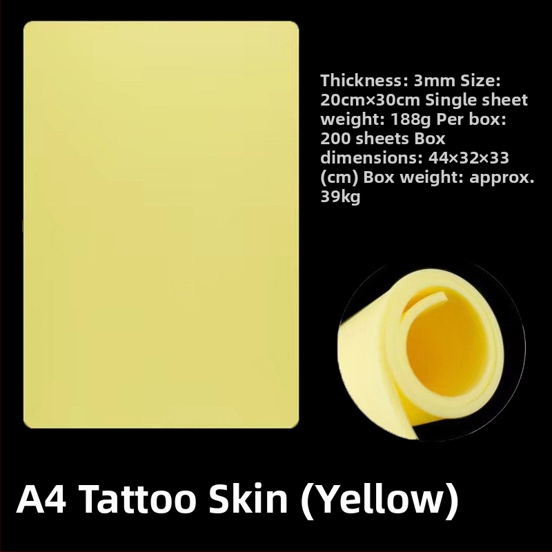 Tattoo praktikos oda – Silikonas, Bendro pobūdžio, Kilmės vieta: Guangzhou, Produkto kodas: Tattoo Practice Skin