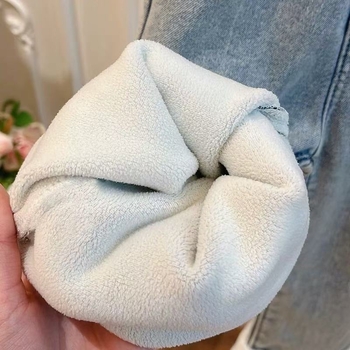 Mergaaitėms skirti džinsai iš Cowboy denim su animaciniu raštu, vidutinio juosmens, elastinė juosta, 75% medvilnė