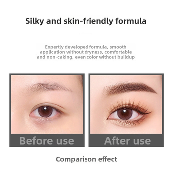 Topeltpeaga manuaalne kosmeetiline tätoveerimispliiats kulmude ja silmajoone jaoks, Famisoo bränd, poolpüsiv positsioneerimine