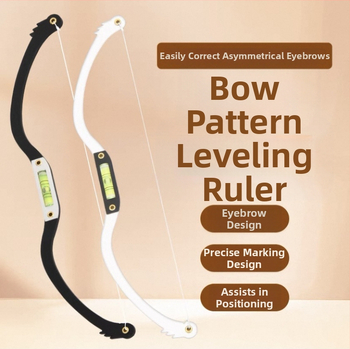 Antakių dizaino įrankis su lygiu ir simetrijos linija polupermanentiniam antakių dažymui - Prekės ženklas: vietinis ženklas; Tinka visiems; Nėra privataus prekinio ženklo.