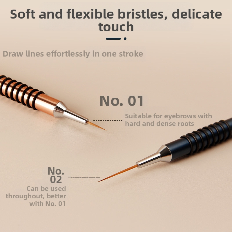 Antakių kontūro pieštukas tatuiravimo praktikai – makiažo meistrų įrankis antakių dizainui