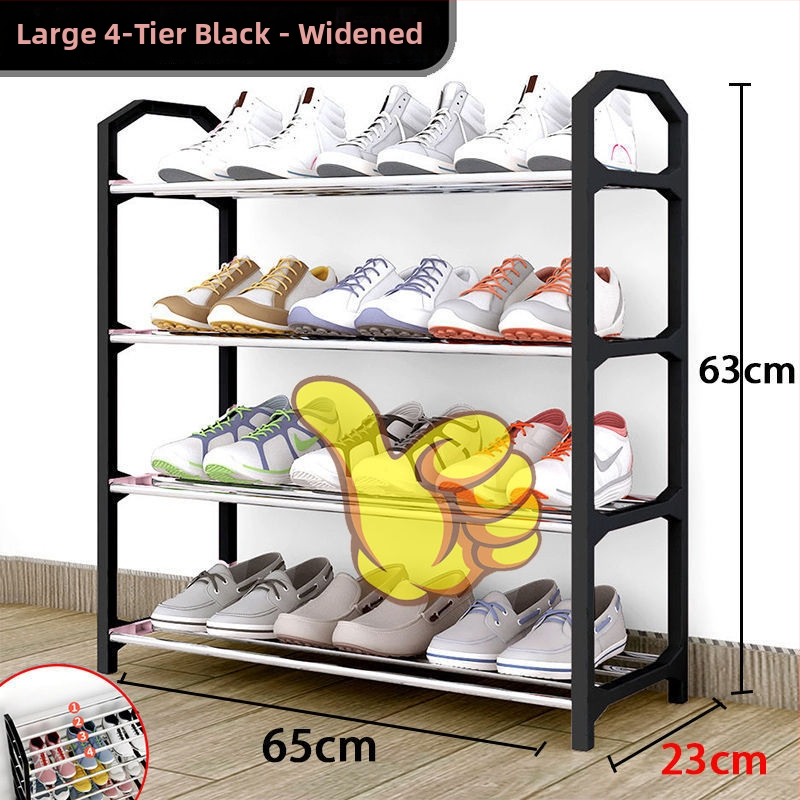 Metalinė daugiasluoksnė batų lentyna, paprasto ir šiuolaikiško stiliaus, tinkama įėjimui arba bendrabutyje, su nuimamu dizainu