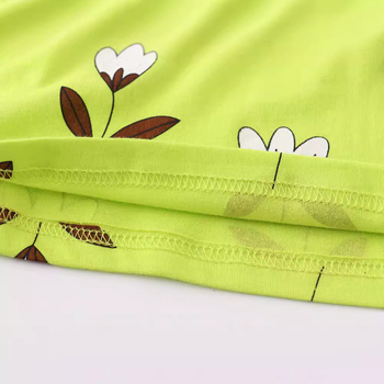 Dječja haljina od 95% pamuka, životinjski uzorak, panelna suknja, za djecu 3–8 godina