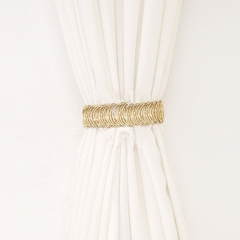 Метална завесна закопчалка с пружинен пръстен, без пробиване, декоративна