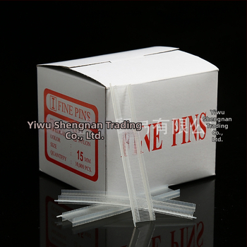 Nailona I-formas līmēšanas adata apģērbu etiķetēm un zīmolu siksnām | Zīmols Sheng Nan | Piemērošana: Apģērbi