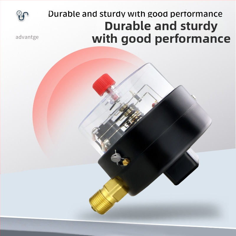 Elektrinis kontaktinis slėgio matuoklis YXC100, srieginis prijungimas, tikslumas 1.6, darbinė temperatūra -40 °C iki 70 °C