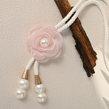 No. 2 Camellia függönykötő, poliészter szál, modern minimalista dizájn, univerzális illeszkedés, testreszabás nélkül