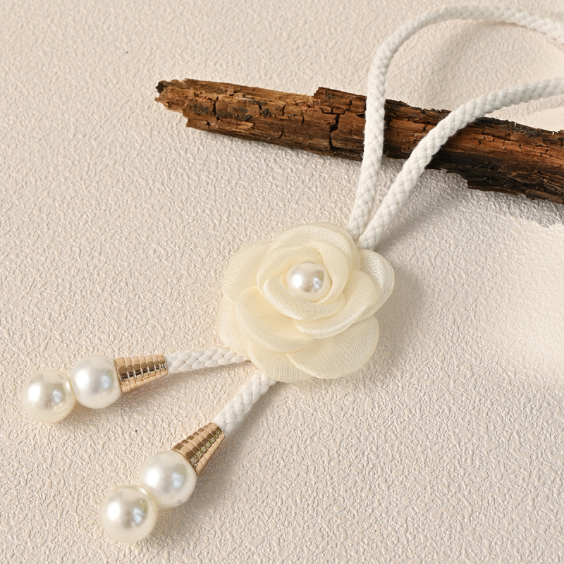 No. 2 Camellia függönykötő, poliészter szál, modern minimalista dizájn, univerzális illeszkedés, testreszabás nélkül