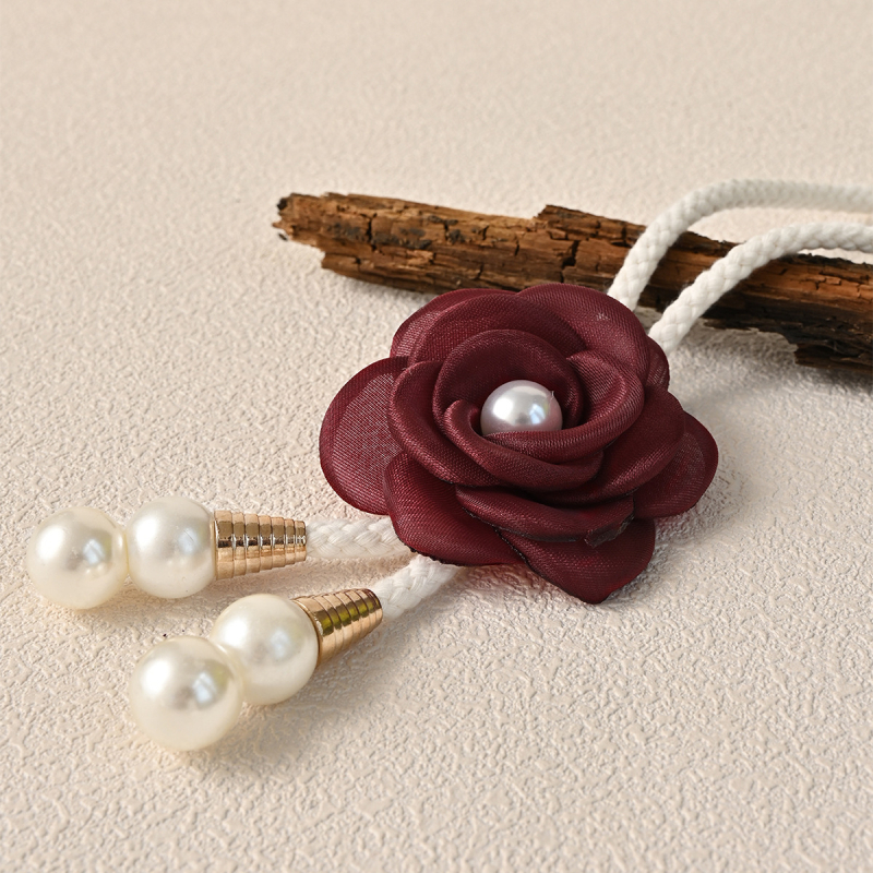 No. 2 Camellia függönykötő, poliészter szál, modern minimalista dizájn, univerzális illeszkedés, testreszabás nélkül