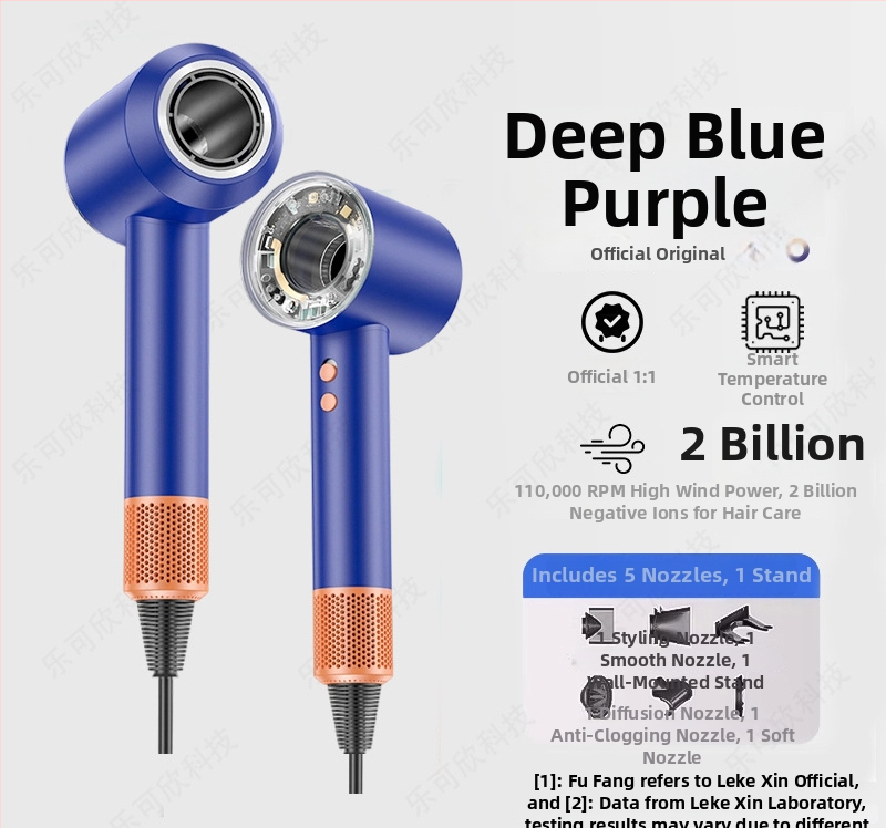 Matu fēns ar brushless motoru, 1600W, 220V, negatīvi joni, karsts un auksts gaiss