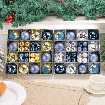 Пластмасова коледна топка със електроплакиран финиш, специална форма, закачалка за коледно дърво, модерен минималистичен стил, полу-механичен и полу-ръчен процес