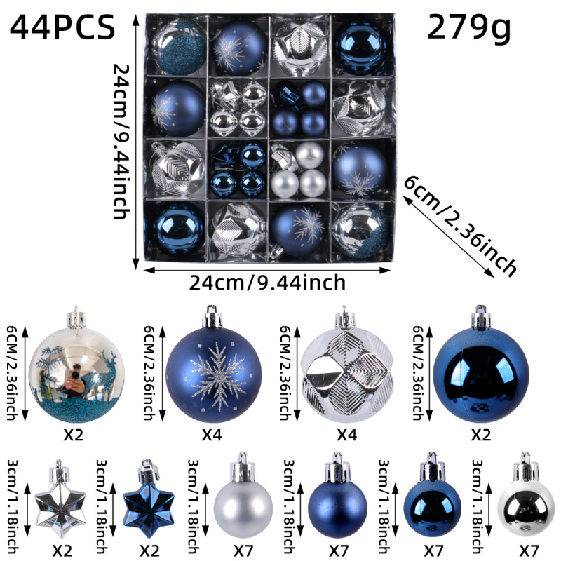 Пластмасова коледна топка със електроплакиран финиш, специална форма, закачалка за коледно дърво, модерен минималистичен стил, полу-механичен и полу-ръчен процес