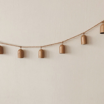 Метален висящ звън за Коледа — винтидж стил, персонализируем, коледен подарък (Метал; Винтидж; Персонализируем; Коледен подарък)