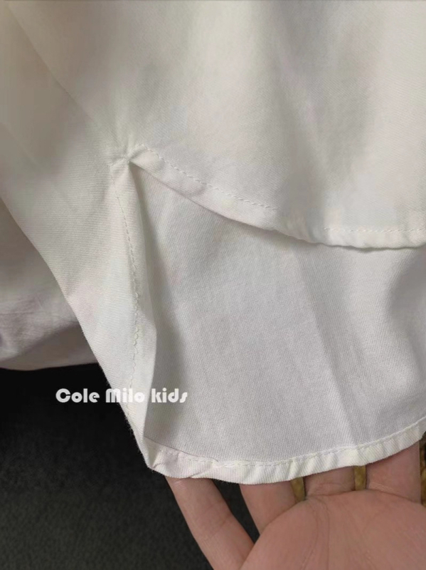 Unisex dječja košulja s dugim rukavima, rever ovratnik, mekano obrađeni pamuk, 100% pamuk