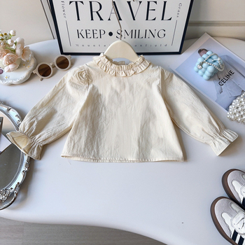 Lányoknak szóló háromrészes nyak nélküli denim mellény-pantalon szett, 100% pamut, koreai stílus, tavasz–ősz, 1–3 éveseknek