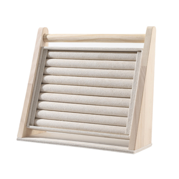 Koka trīsdimensiju gredzenu displejs – vienlīmenis, augstas klases rotaslietu izstāde, izcelsme: Jinhua, 2023. gada pavasaris