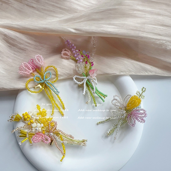 Metalna broš od metala, geometrijski oblik, ljepilo-obrada, funkcija stezanja struka, pastoralni stil, svježe i slatko