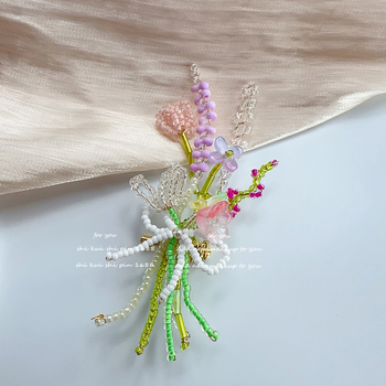 Metalna broš od metala, geometrijski oblik, ljepilo-obrada, funkcija stezanja struka, pastoralni stil, svježe i slatko