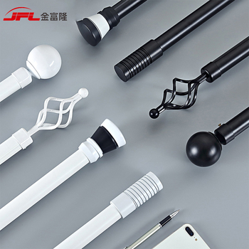 Римска пръчка за завеси JFL-Y02, алуминиева сплав, модерен минималистичен стил, скандинавски дизайн, страничен монтаж