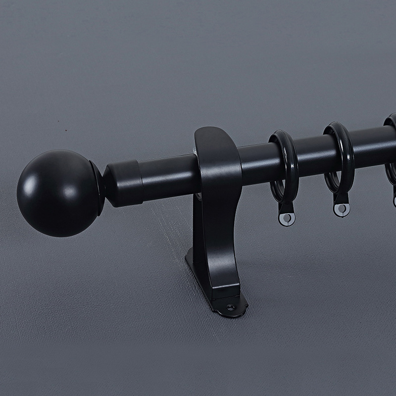 Римска пръчка за завеси JFL-Y02, алуминиева сплав, модерен минималистичен стил, скандинавски дизайн, страничен монтаж