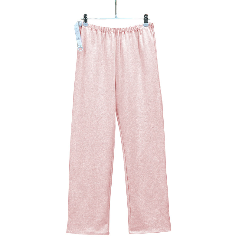 Po gimdymo maitinančio topas su priekiniais mygtukais, storesnės medvilnės audinys, ilgomis rankovėmis, apvali kaklo linija — ruduo 2024