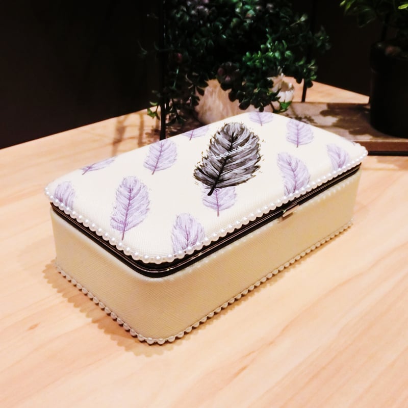 Rotaslietu kastīte - ādas, cieta, smaidiņa raksts, modelis MG-224, specifikācija 0154