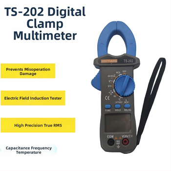 Skaitmeninis kleštinis amperometras su True RMS, didelis tikslumas, automatinis išjungimas, elektros lauko jutiklis, apsauga nuo įkaitimo