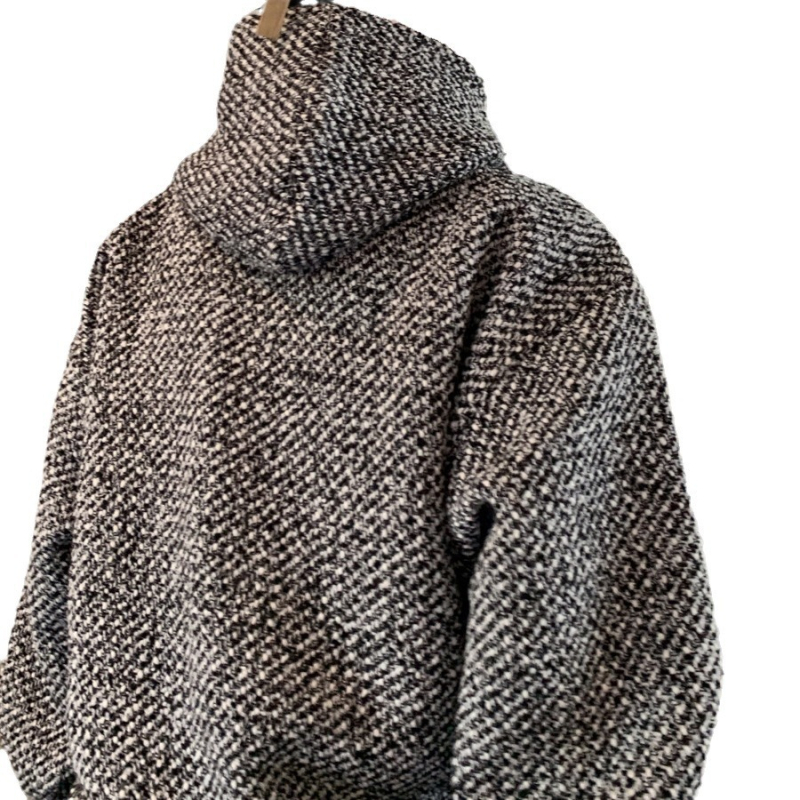 Muški hoodie pulover – udoban kroj, dugi rukavi, okrugli izrez, poliester 96%+, bočne džepove