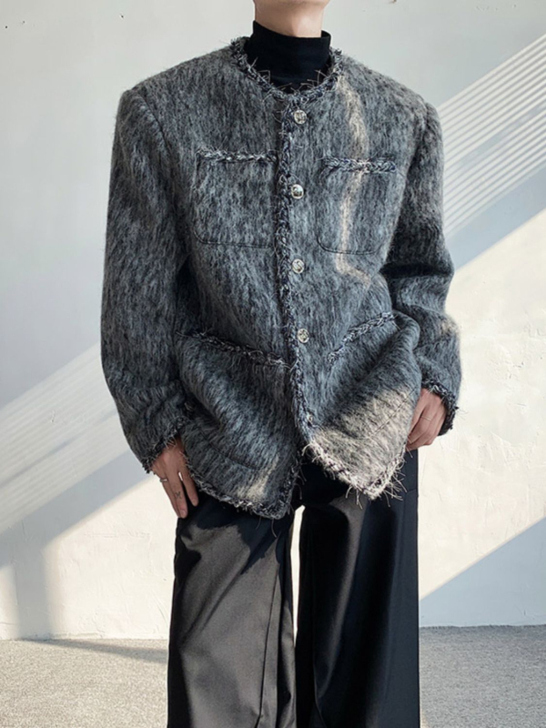 Mantel – Noorte stiilis (Laiske lõige; Ühe rea nööpidega sulgemine; Kevad 2025)