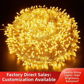 Kalėdinės LED girliandos lauko naudojimui, IP65, reguliuojamas šviesumo lygis, 220V