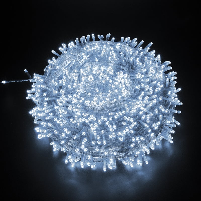 Kalėdinės LED girliandos lauko naudojimui, IP65, reguliuojamas šviesumo lygis, 220V