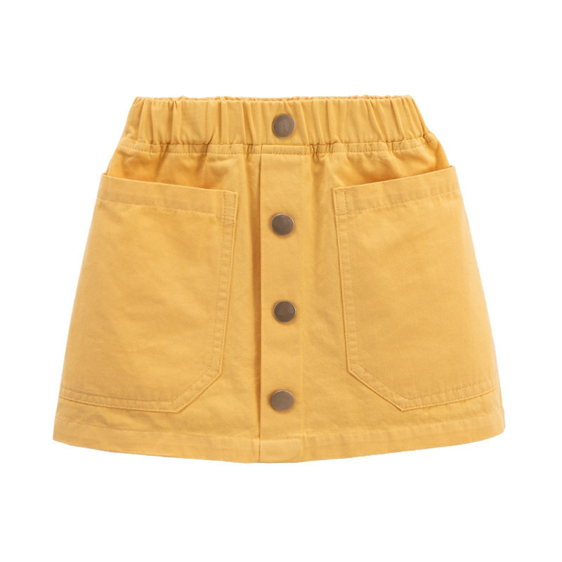 Vaikų džinsinis A‑linijos sijonas, korėjietiško stiliaus, 90% medvilnė, 3–8 metų amžiams, vasara