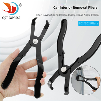 Kliešte na demontáž vnútorných panelov auta — protišmyková rukoväť z PVC, oceľ s uhlíkom