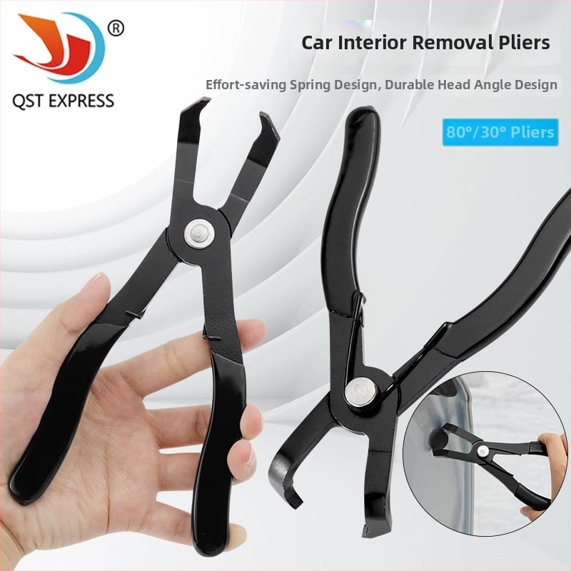 Kliešte na demontáž vnútorných panelov auta — protišmyková rukoväť z PVC, oceľ s uhlíkom