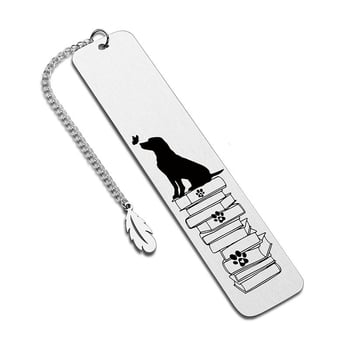 Μεταλλικοί σελιδοδείκτες από ανοξείδωτο ατσάλι με χάραξη, χάραξη με λέιζερ, προσθήκη λογότυπου, δημιουργικά και καλλιτεχνικά δώρα, σελιδοδείκτες από τιτάνιο.