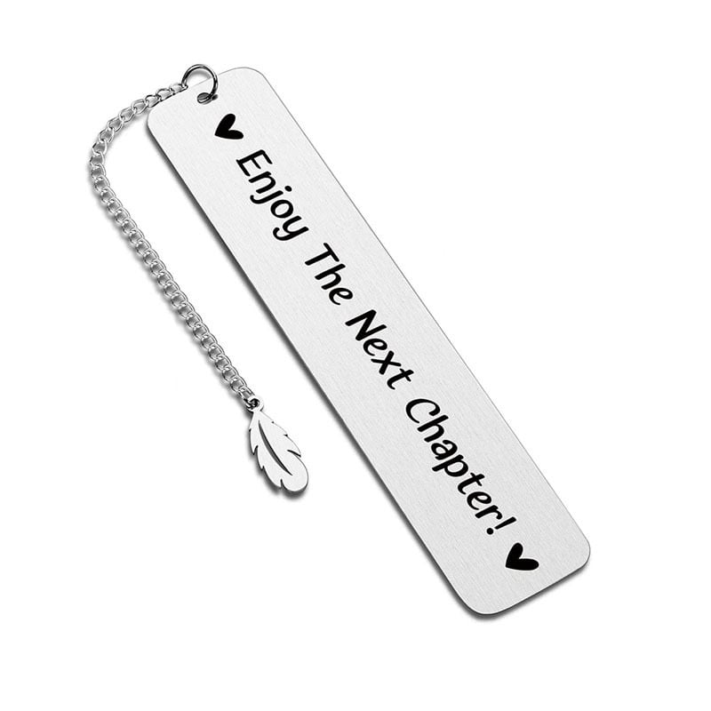 Μεταλλικοί σελιδοδείκτες από ανοξείδωτο ατσάλι με χάραξη, χάραξη με λέιζερ, προσθήκη λογότυπου, δημιουργικά και καλλιτεχνικά δώρα, σελιδοδείκτες από τιτάνιο.