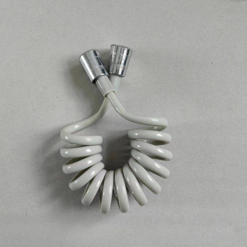 Όπλο ψεκασμού για τουαλέτες με σωλήνα PU, σπειροειδής εγκατάσταση, τηλεσκοπικός σχεδιασμός, μοντέρνο μινιμαλιστικό στυλ