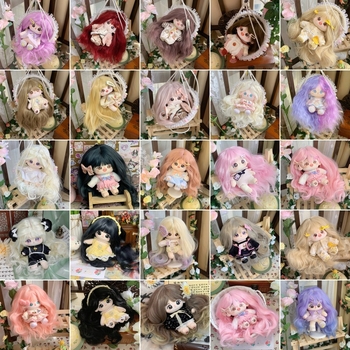 Lutkas parūka — Korejas stils, viļņotas mati, karstuma izturīgas šķiedras, zīdaina tekstūra, Qi bangs