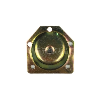 Sofaláb csatlakozó elem, fa lábhoz, hexagonális vaslemez, hidegen hengerelt vas, modern minimál stílus