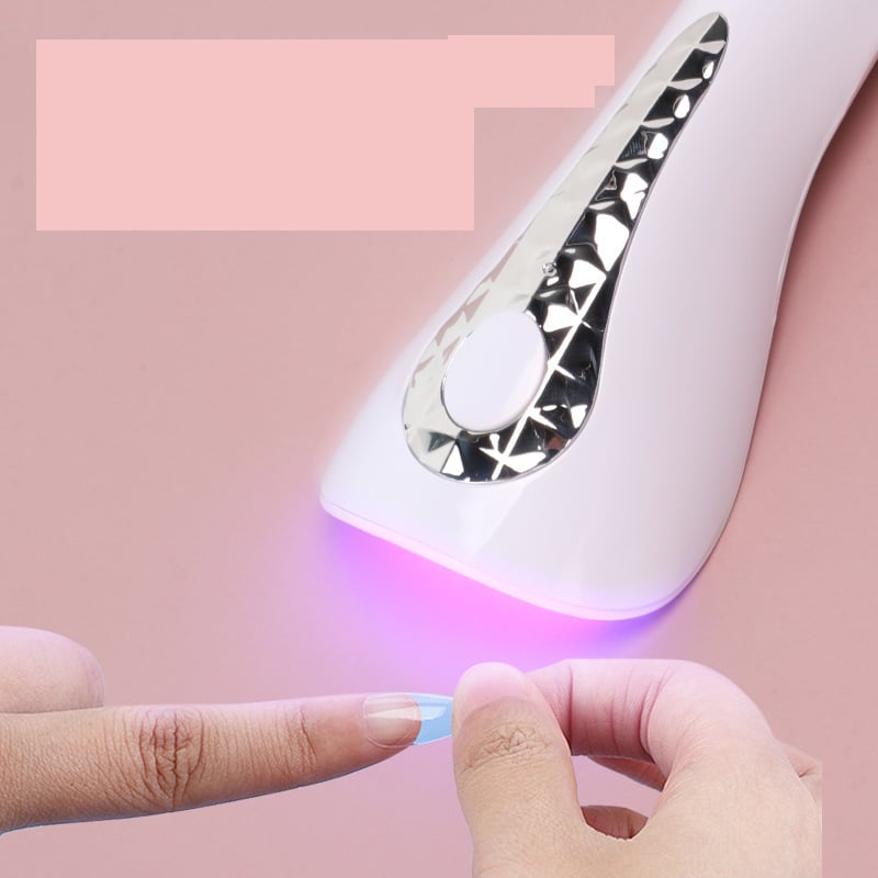 Didmeninė nešiojama nagų lempa su mikro sąsaja, išmaniuoju jutikliu, ilgu baterijos veikimo laiku, greitai džiūstančiu LED nagų formavimo įrenginiu