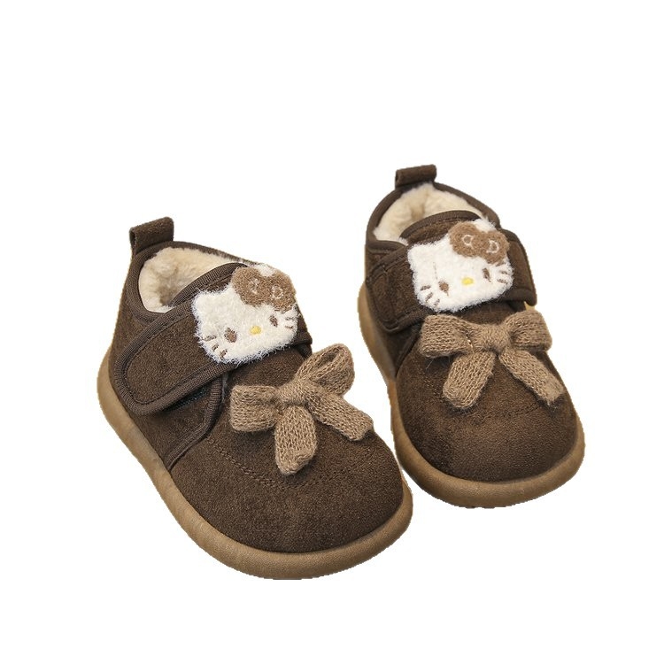 Laste talvekingad fleece voodriga, kummijalaga paks disain, unisex, lastele 4–16-aastastele