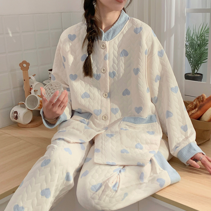 Nėščiųjų žiemos kardigano komplektas – oro medvilnės sendvičio audinys, minimalistinis kasdienis stilius, 100% poliesteris, ilgos rankovės, tankus audinys 251–300 g/m2