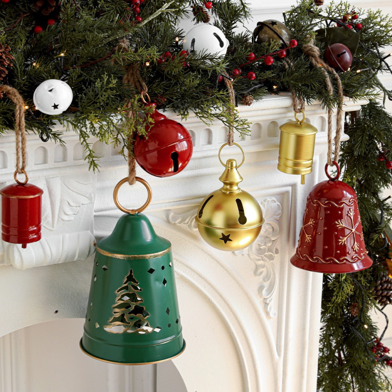Geležinis Kalėdinis varpelis eglutei - Henggang prekės ženklas