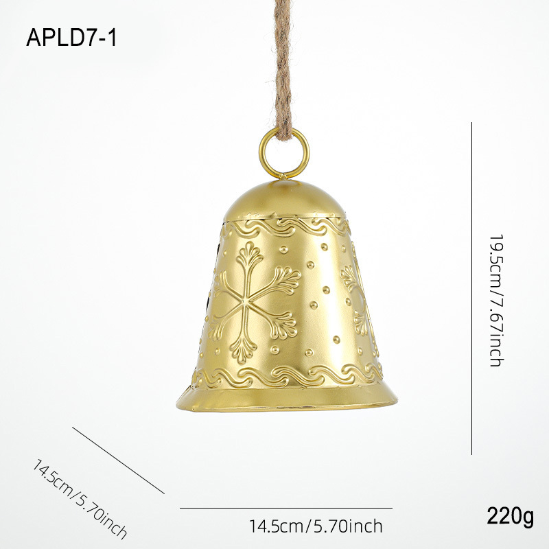 Geležinis Kalėdinis varpelis eglutei - Henggang prekės ženklas